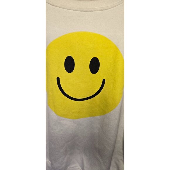 Freeze Stay Smiling Sweatshirt Size XL Novelty Positivity Happy Emoji - Picture 4 of 5